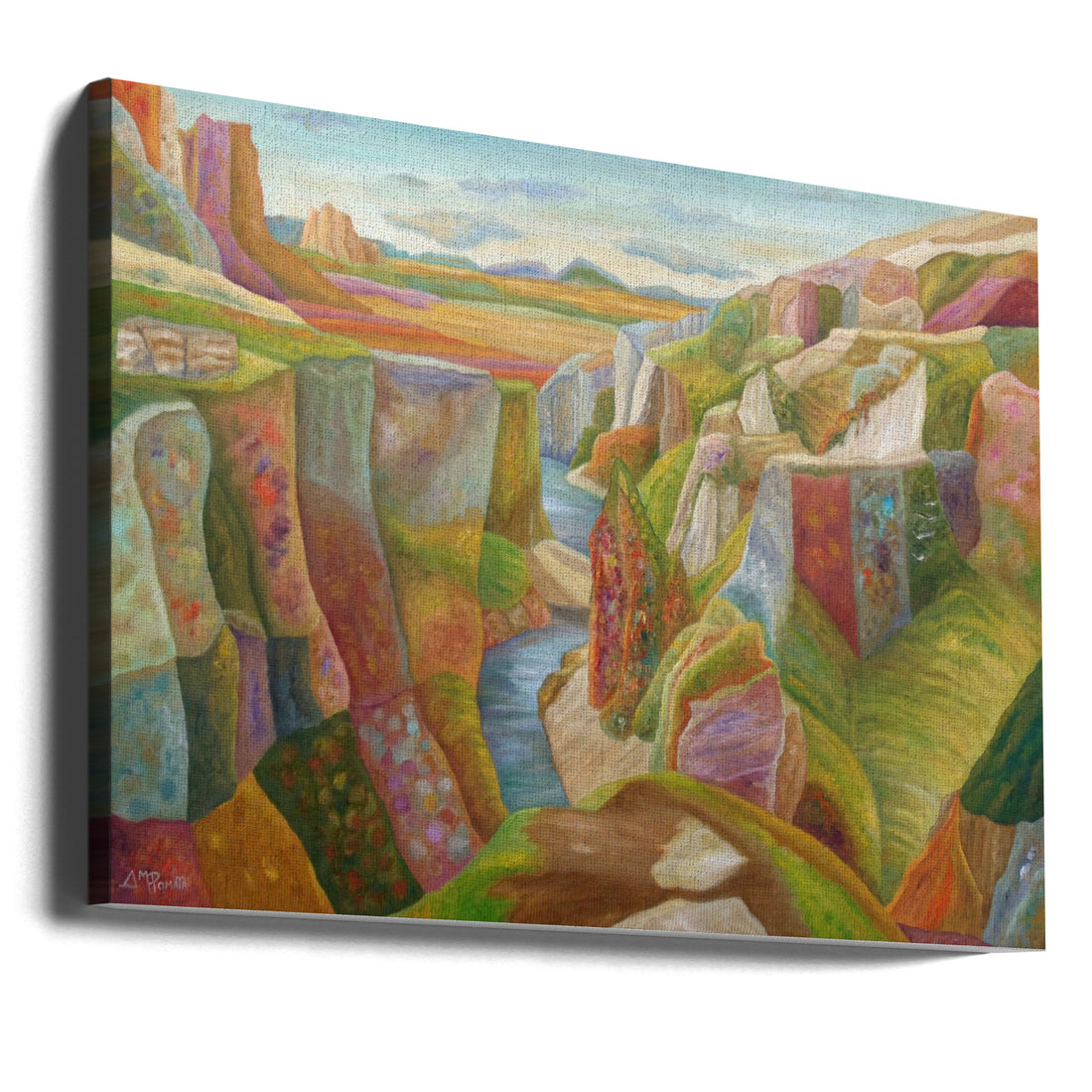 Take a Deep Breath by Angeles M. Pomata | Tranquil Rock Formation, Large Canvas Wall Art Print | Artsy Earth