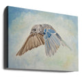 Soaring Quicksilver by Angeles M. Pomata | Abstract Bird Flight, Large Canvas Wall Art Print | Artsy Earth