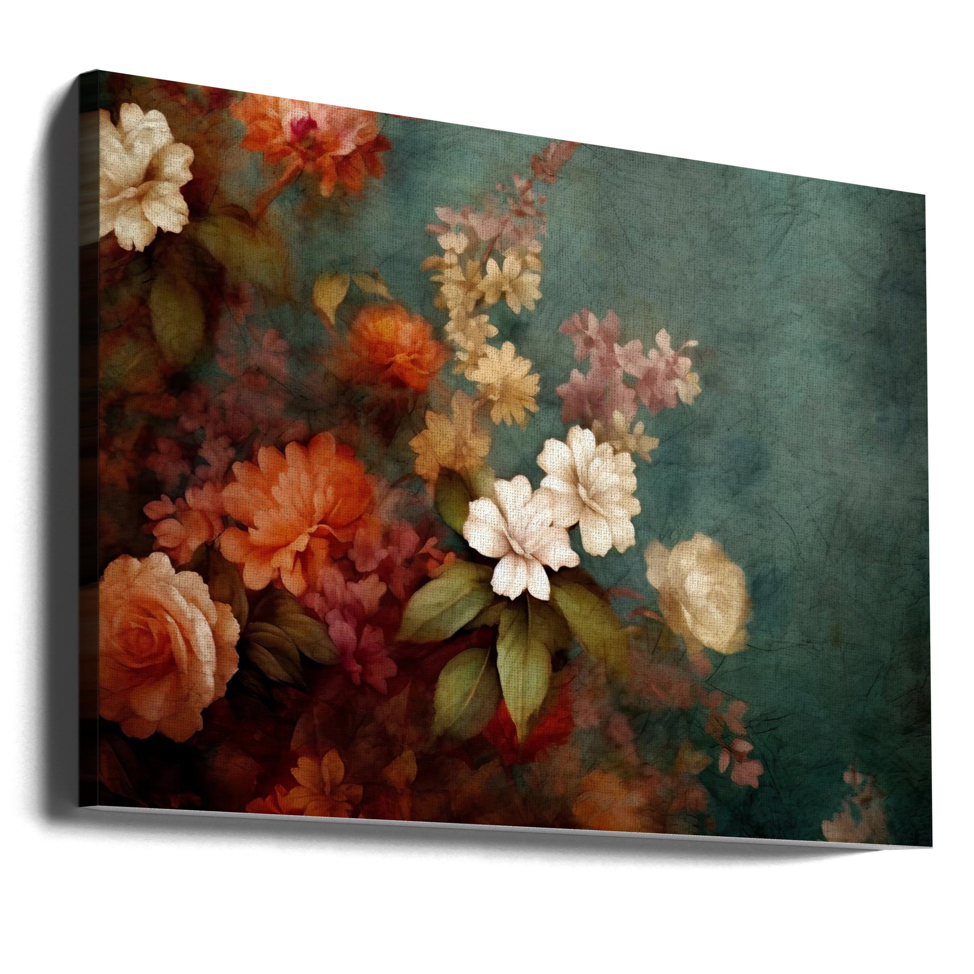 Vintage Floral Art by Bilge Paksoylu | Botanical Still Life, Large Canvas Wall Art Print | Artsy Earth