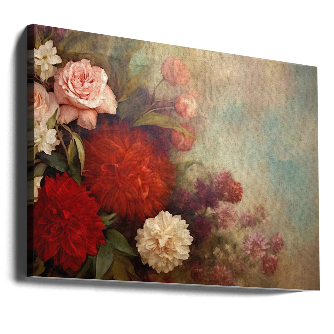 Vintage Floral Art by Bilge Paksoylu | Botanical Still Life, Large Canvas Wall Art Print | Artsy Earth