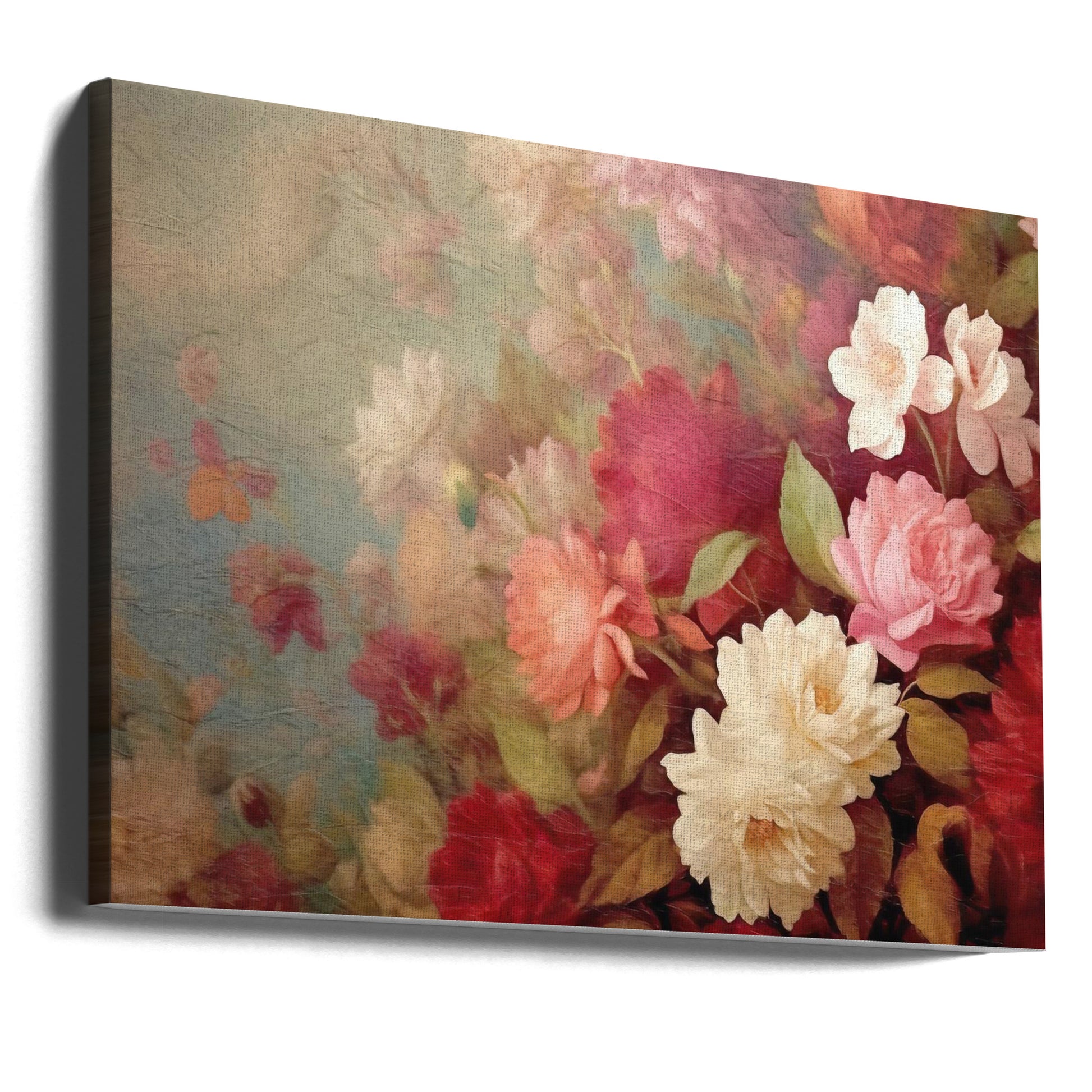 Vintage Floral Art by Bilge Paksoylu | Botanical Still Life, Large Canvas Wall Art Print | Artsy Earth