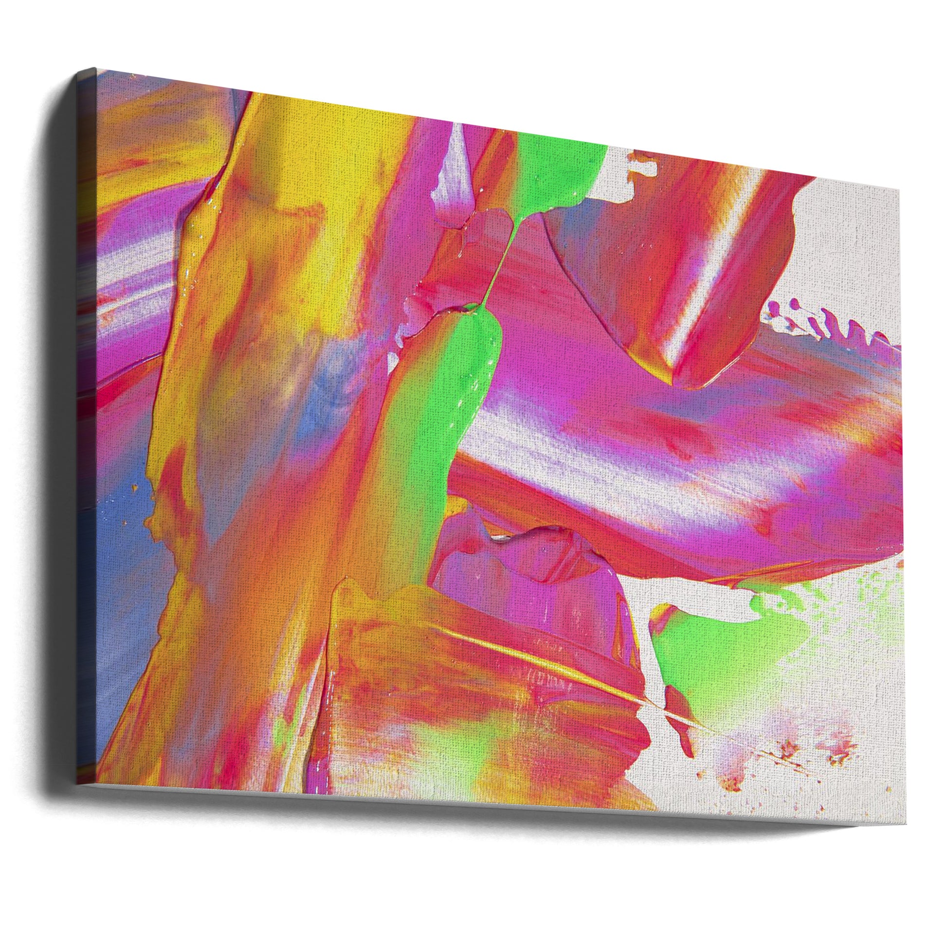 Abstract Paint Art by Julia Ramiro | Abstract Painted Surface, Large Canvas Wall Art Print | Artsy Earth