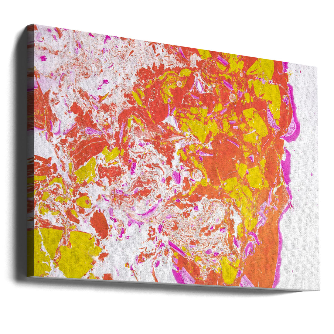 Abstract Splash Art by Julia Ramiro | Colorful Abstract Texture, Large Canvas Wall Art Print | Artsy Earth