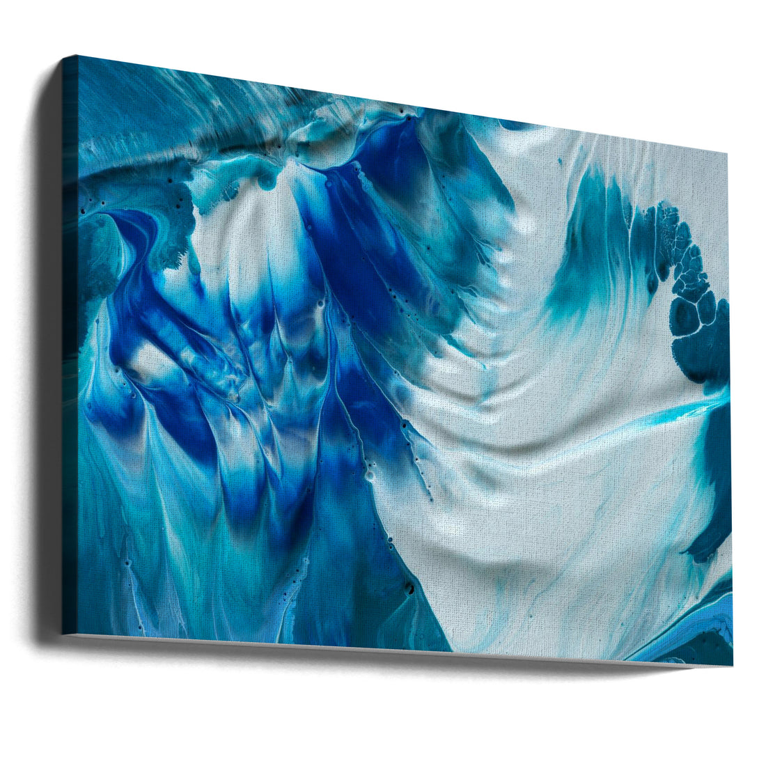 Winter Waves by Heidi Westum | Abstract Blue Pattern, Large Canvas Wall Art Print | Artsy Earth