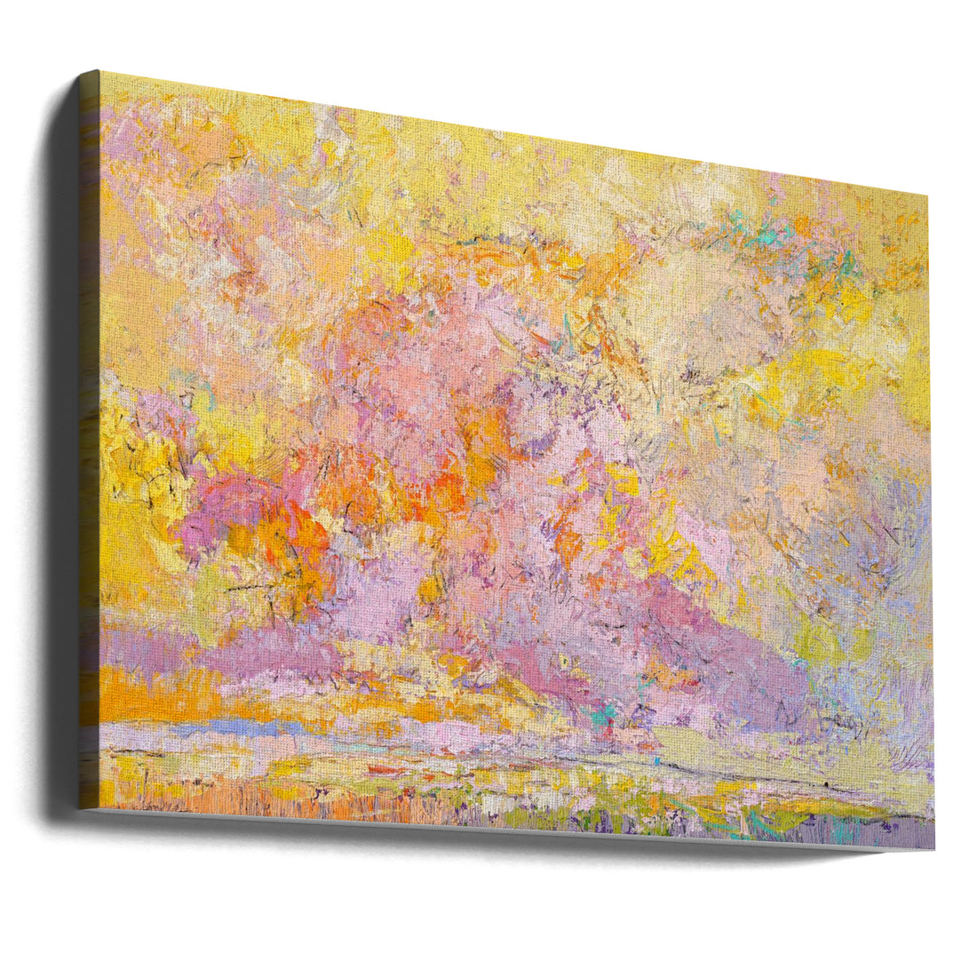 Ever So Gently by Dorothy Fagan | Abstract Cloudy Sunset, Large Canvas Wall Art Print | Artsy Earth