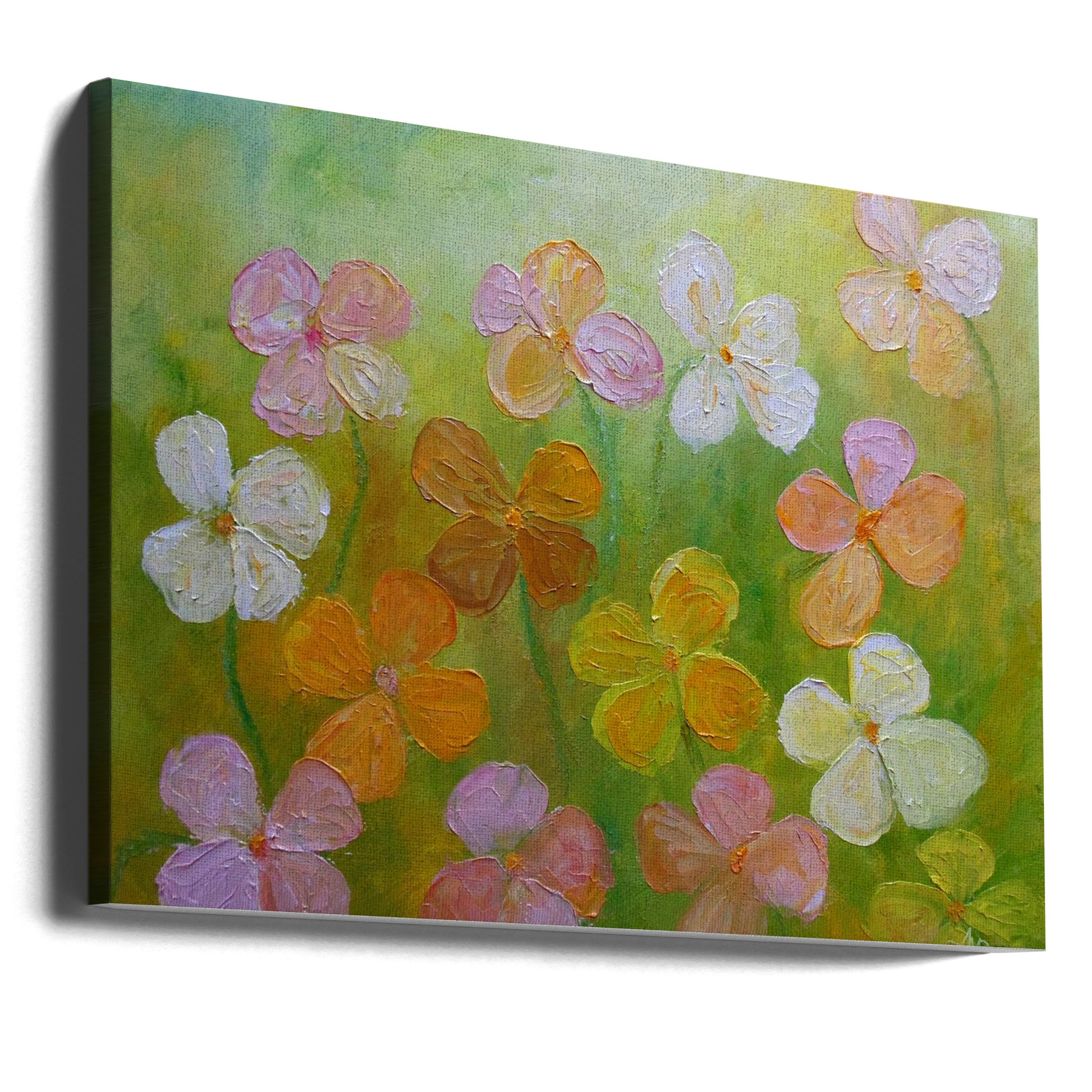 Pretty Offspring by Angeles M. Pomata | Floral Acrylic Painting, Large Canvas Wall Art Print | Artsy Earth