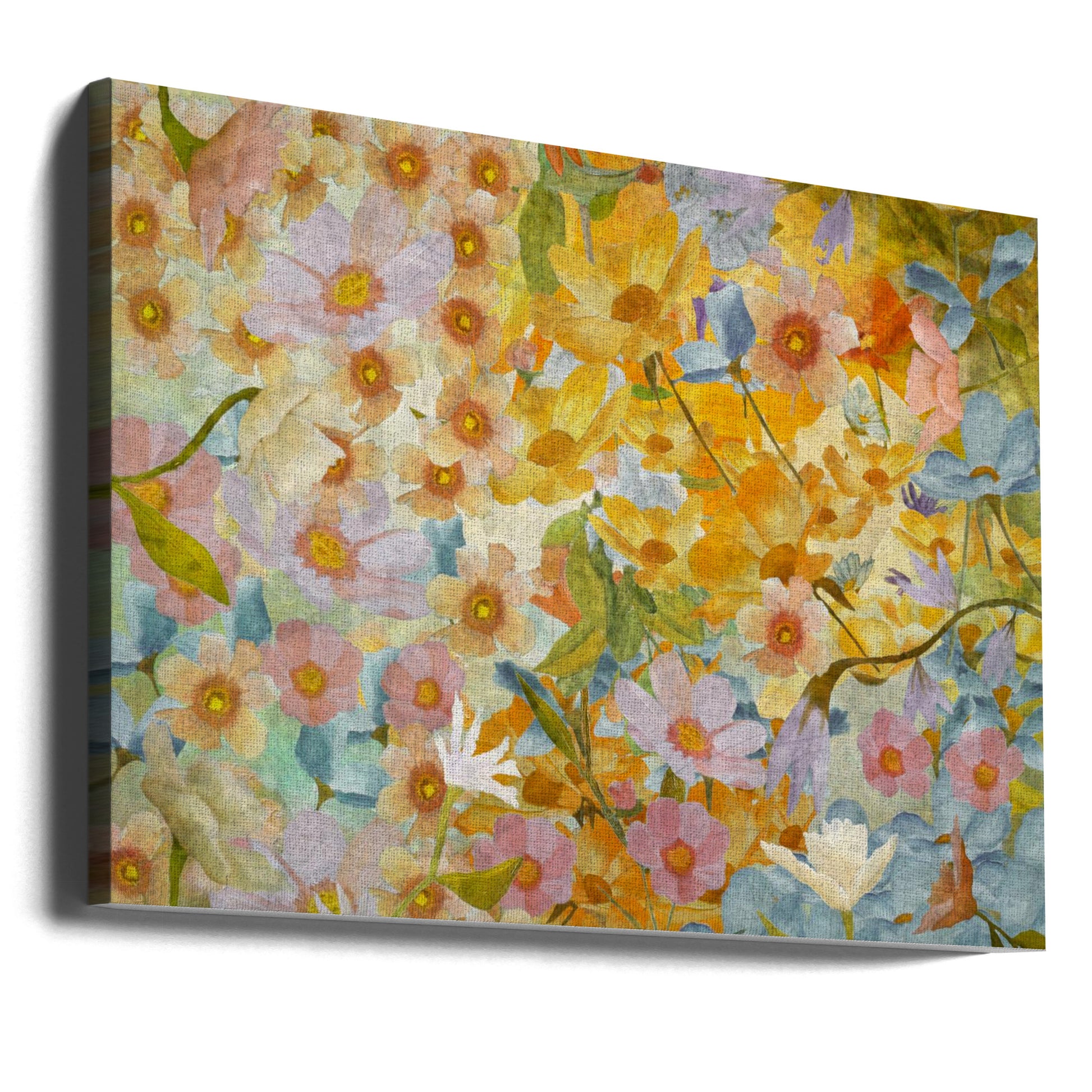 Joie De Vivre by Angeles M. Pomata | Colorful Floral Painting, Large Canvas Wall Art Print | Artsy Earth