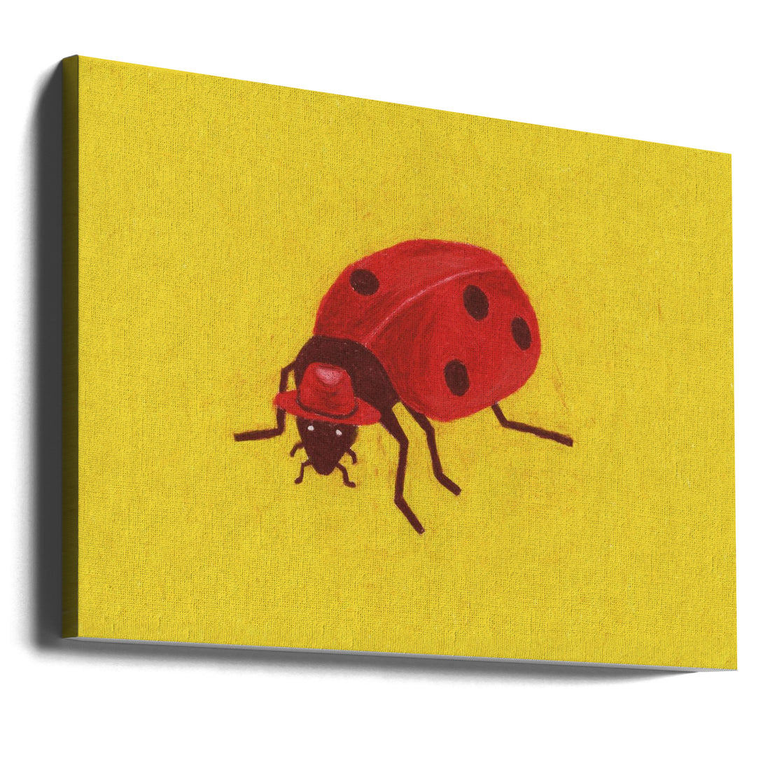 Ladybird Drawing by Anyone Can Yeehaw | Hand Drawn Insect, Large Canvas Wall Art Print | Artsy Earth