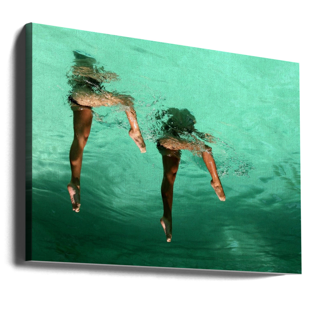 Synchronization by Michael Sidharta | Underwater Dance Performance, Large Canvas Wall Art Print | Artsy Earth