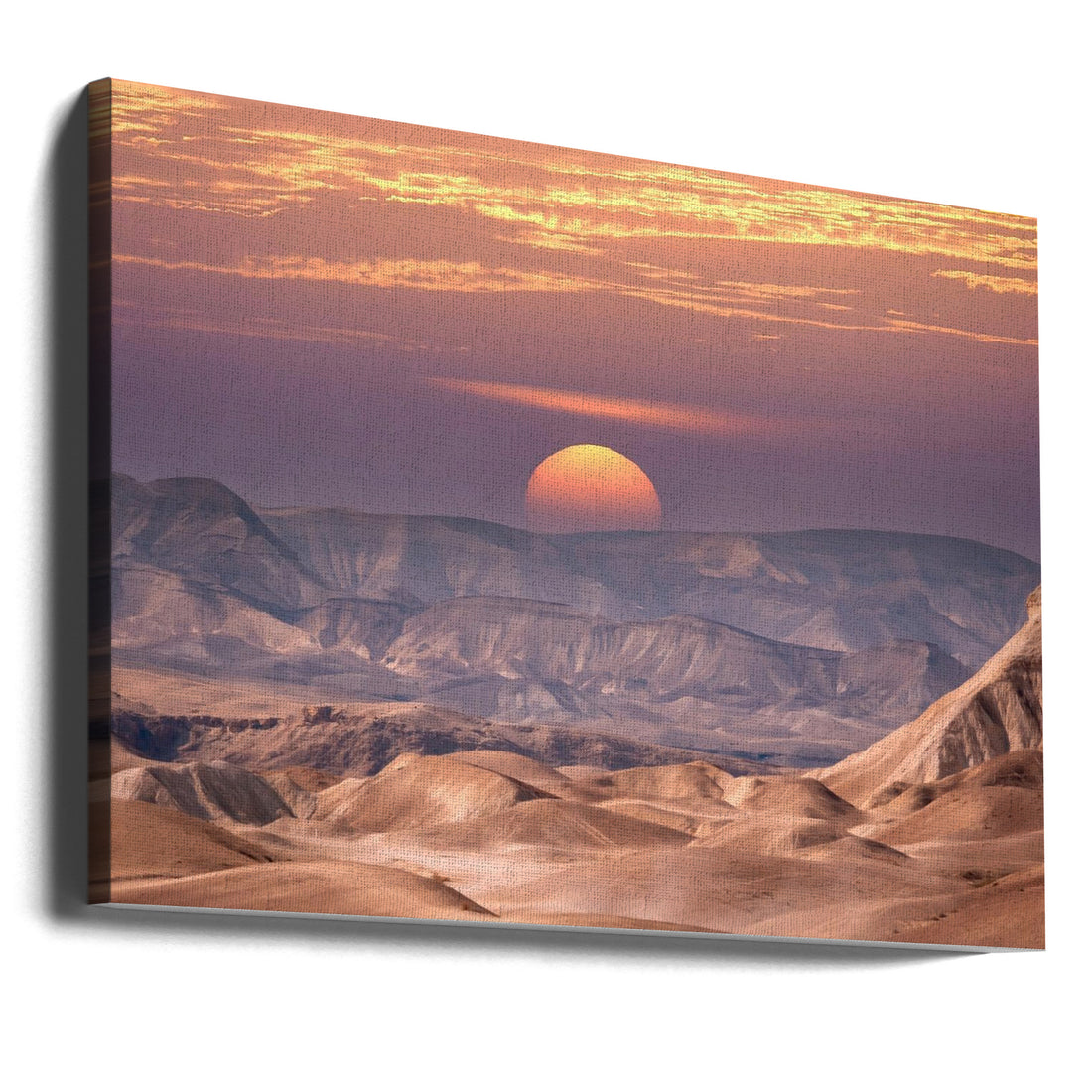 The Perfect Moment by Eyal Bar Or | Desert Landscape Sunset, Large Canvas Wall Art Print | Artsy Earth