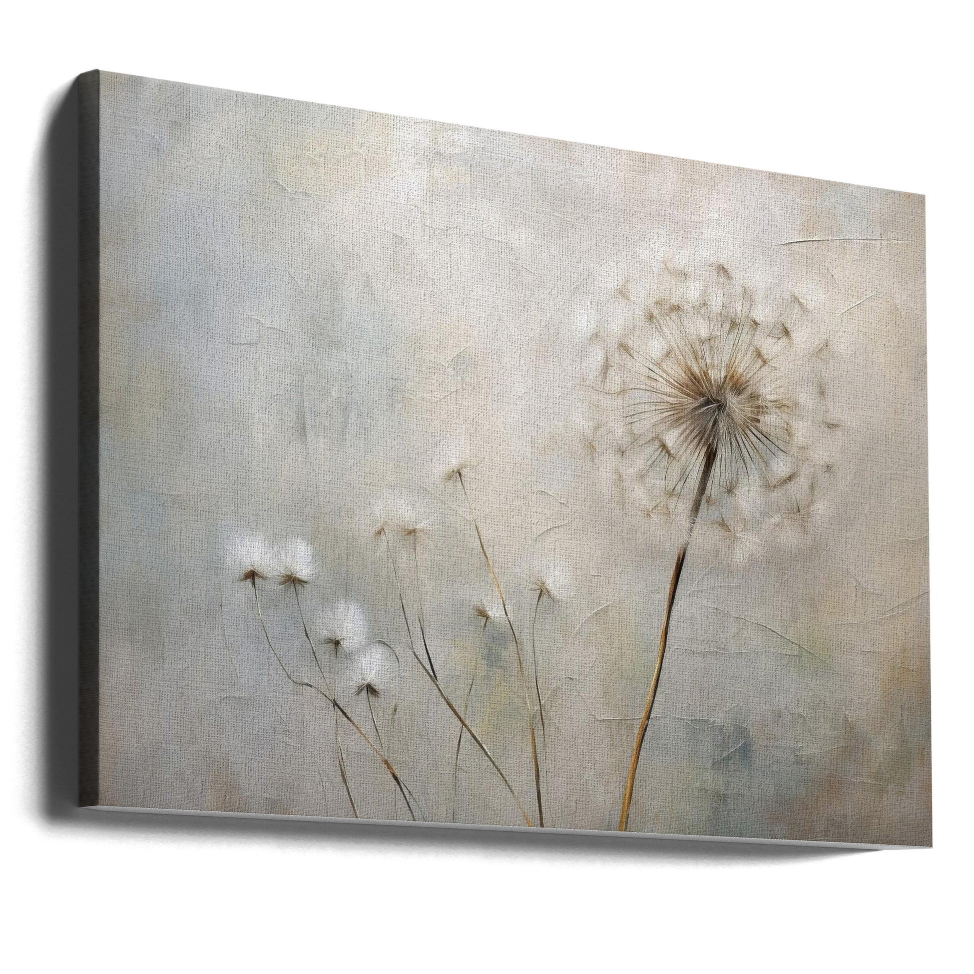 White Spring by Bilge Paksoylu | Botanical Floral Vintage, Large Canvas Wall Art Print | Artsy Earth