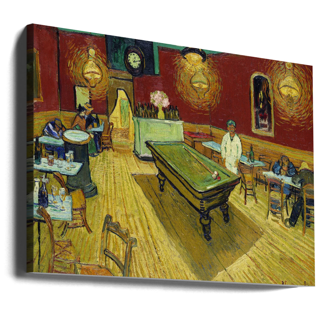 The Night Cafe by Vincent Van Gogh | Classic Painter Masterpiece, Large Canvas Wall Art Print | Artsy Earth