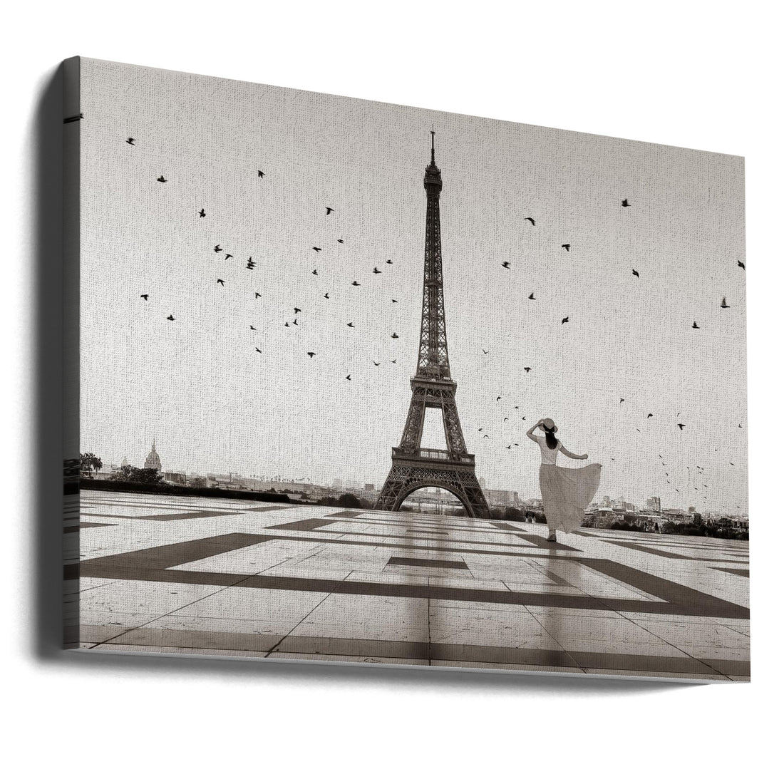 Good Morning Eiffel by Kenneth Zeng | Paris Urban Landmark, Large Canvas Wall Art Print | Artsy Earth