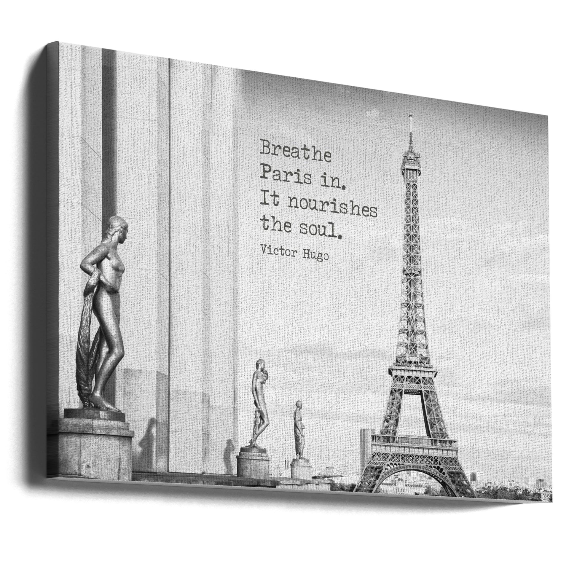 Breathe Paris in by Melanie Viola | Paris Travel Inspiration, Large Canvas Wall Art Print | Artsy Earth