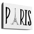 Paris Typography by Melanie Viola | Modern Typography Design, Large Canvas Wall Art Print | Artsy Earth