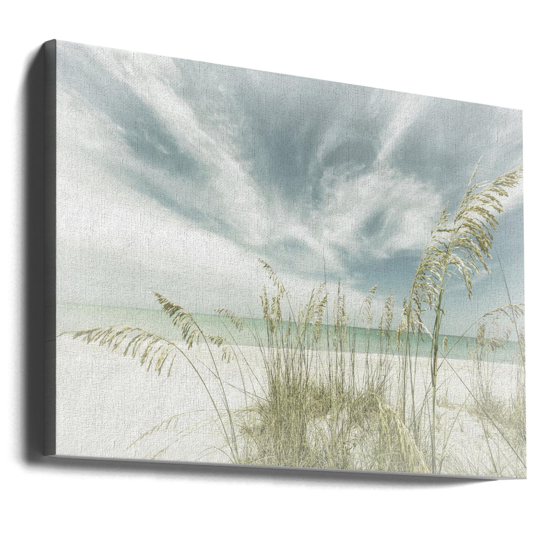 Heavenly calmness on the beach by Melanie Viola | Coastal Beach Landscape, Large Canvas Wall Art Print | Artsy Earth