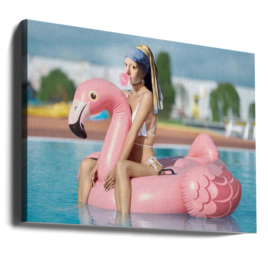 Sexy Pearl by Dikhotomy | Pop Art Swimming, Large Canvas Wall Art Print | Artsy Earth