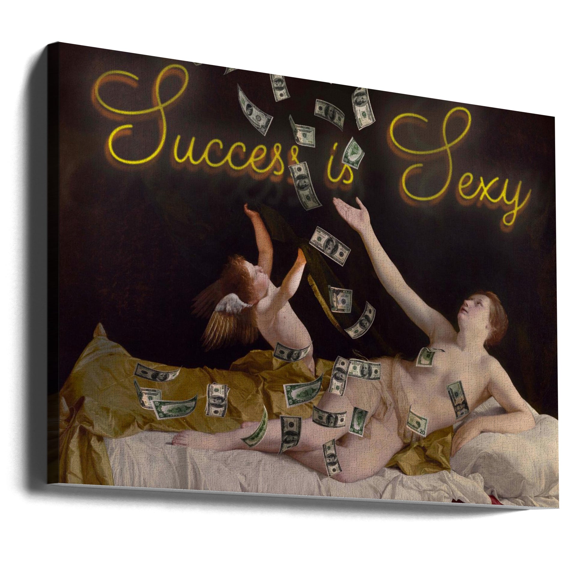 Success Is Sexy by Dikhotomy | Motivational Urban Art, Large Canvas Wall Art Print | Artsy Earth