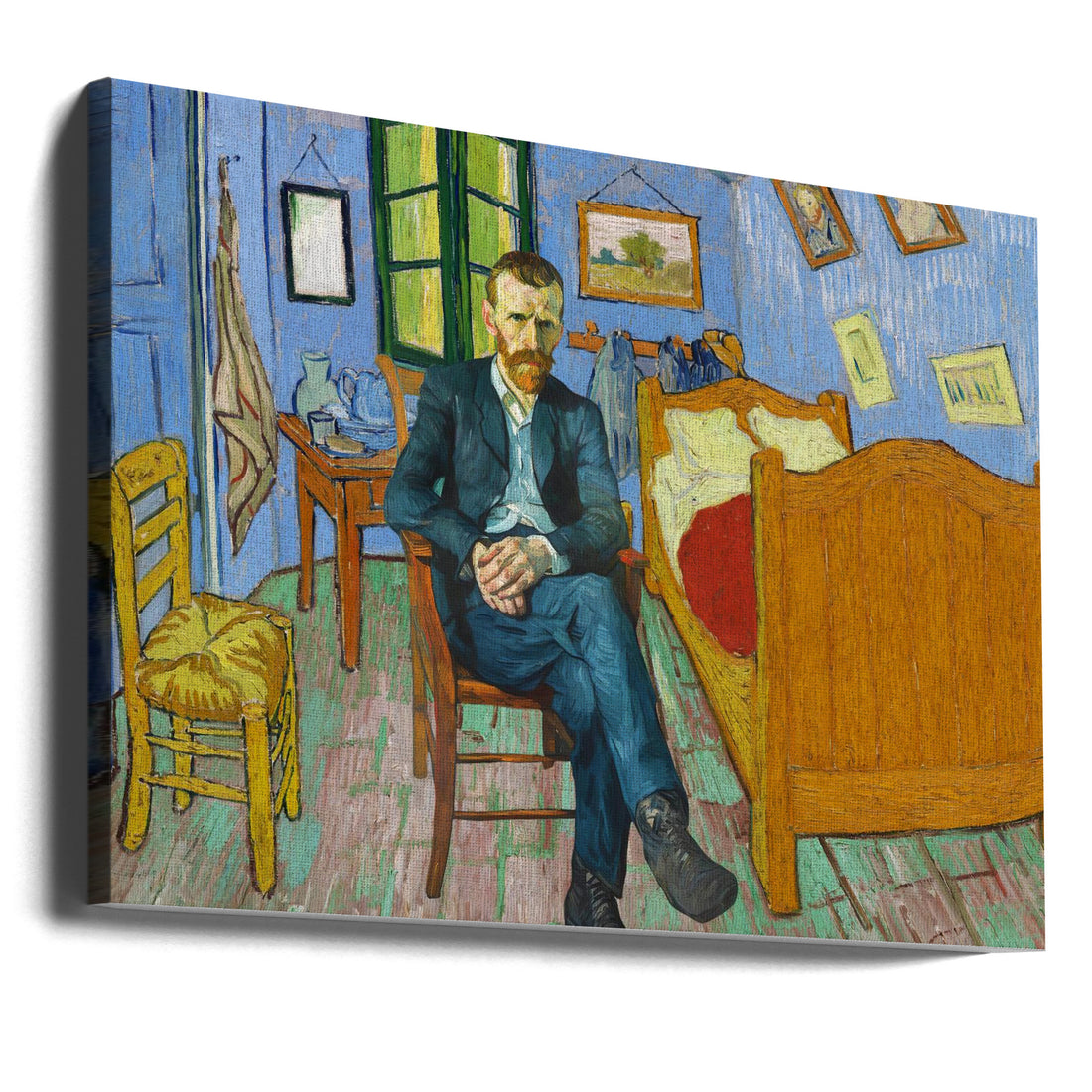 Vincent's Room by Dikhotomy | Surreal Van Gogh Parody, Large Canvas Wall Art Print | Artsy Earth