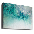 Turquoise Whispering by Petra Meikle De Vlas | Abstract Coastal Seascape, Large Canvas Wall Art Print | Artsy Earth