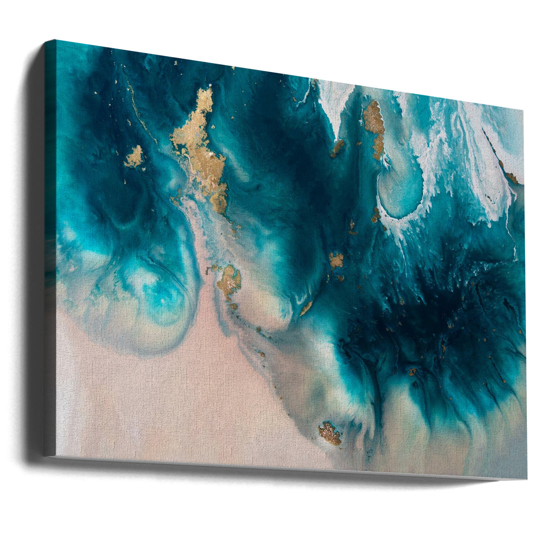 Sky High by Petra Meikle De Vlas | Abstract Ocean Landscape, Large Canvas Wall Art Print | Artsy Earth