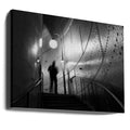 Metro Shadow by Art Lionse | Underground Station Silhouette, Large Canvas Wall Art Print | Artsy Earth