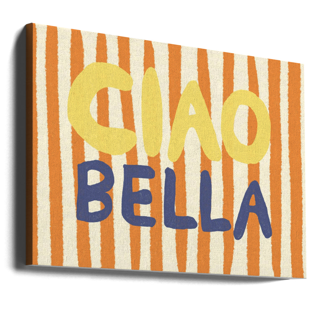 Ciao Bella II by Studio Dolci | Italian Typography Design, Large Canvas Wall Art Print | Artsy Earth