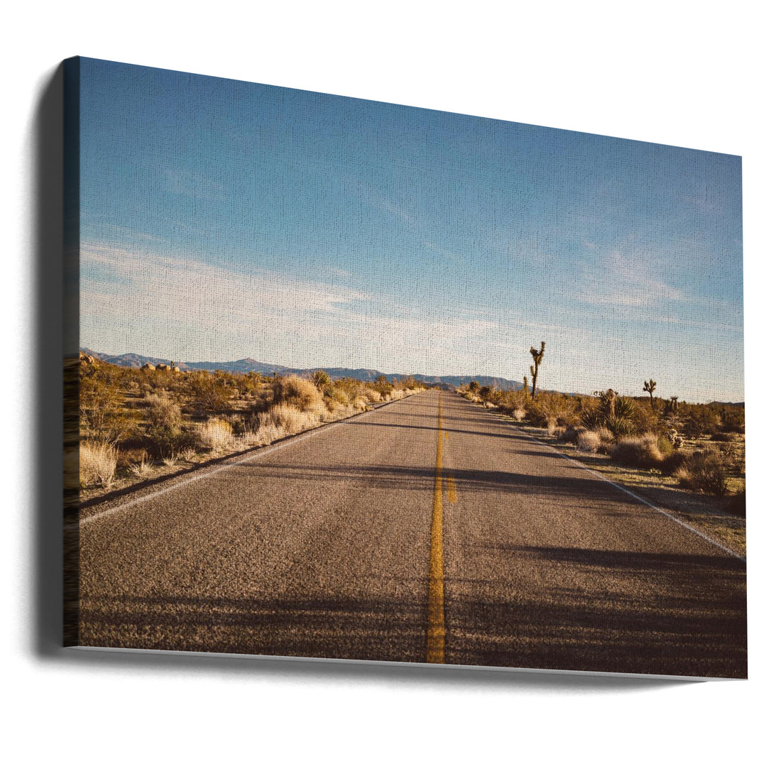 Joshua Tree Road by Bethany Young | Desert Mountain Landscape, Large Canvas Wall Art Print | Artsy Earth