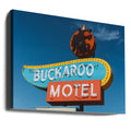 Buckaroo Motel by Bethany Young | Route 66 Signage, Large Canvas Wall Art Print | Artsy Earth