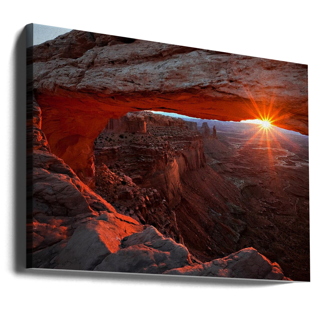 Mesa Arch Sunrise by Barbara Read | National Park Landscape, Large Canvas Wall Art Print | Artsy Earth