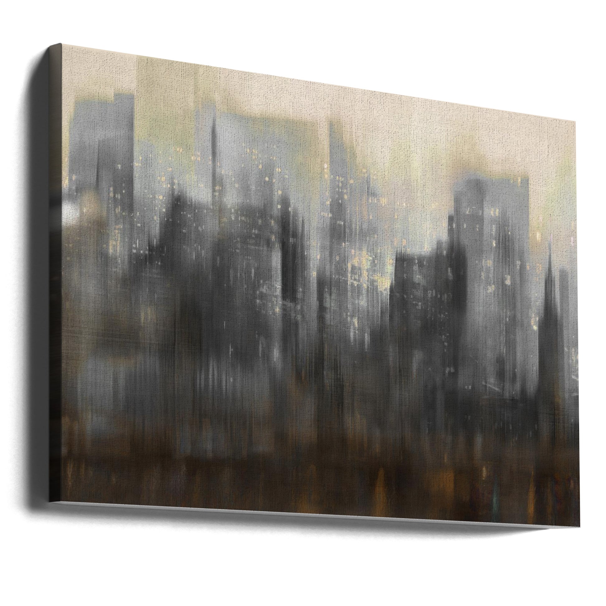 Night Sky City by Christina Sillen | Urban Cityscape Reflection, Large Canvas Wall Art Print | Artsy Earth