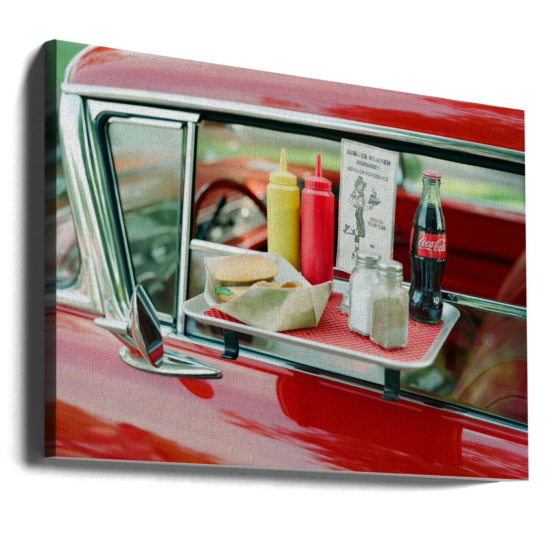 Classic Car V by Bethany Young | Vintage American Automobile, Large Canvas Wall Art Print | Artsy Earth