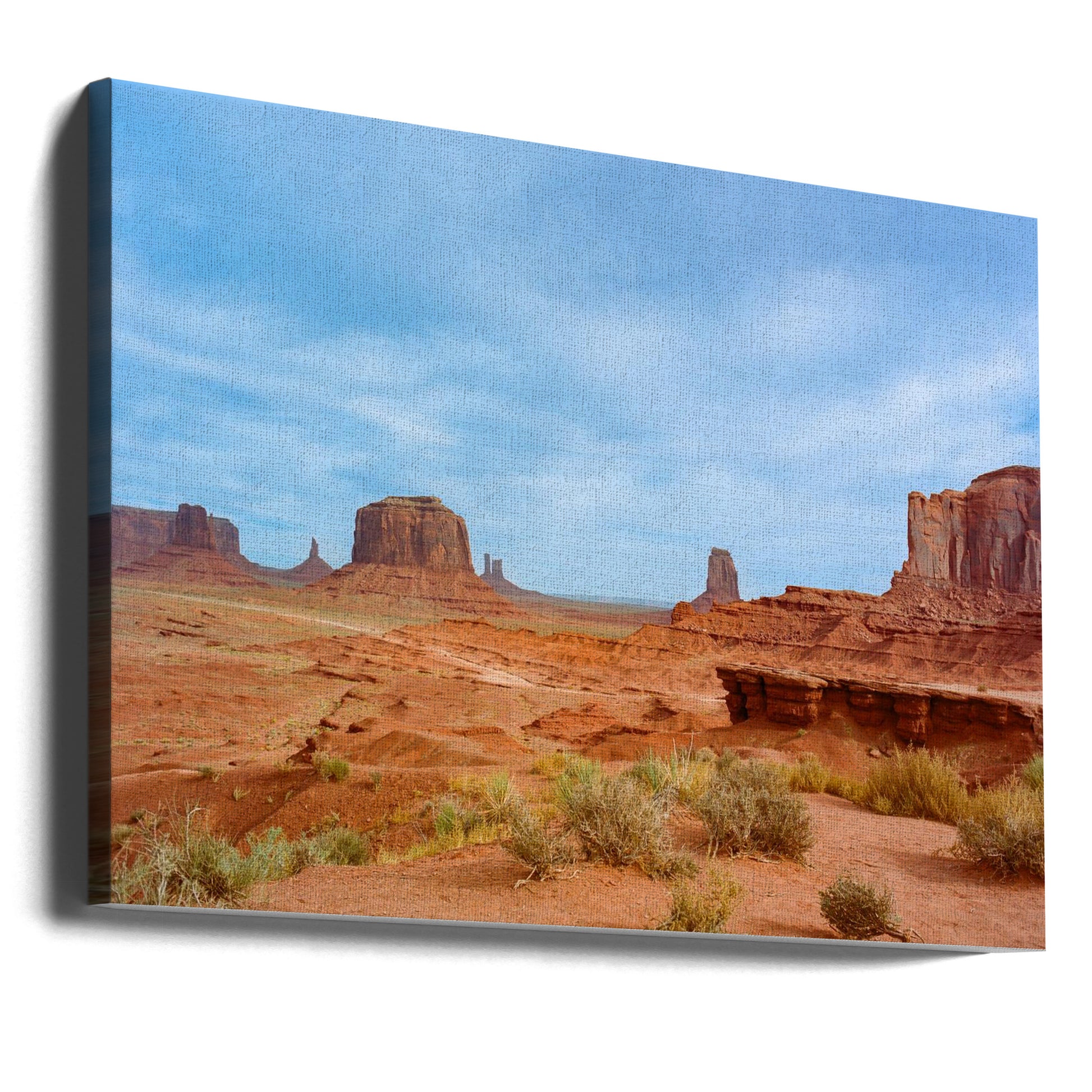 Monument Valley XVII by Bethany Young | Desert Rock Landscape, Large Canvas Wall Art Print | Artsy Earth