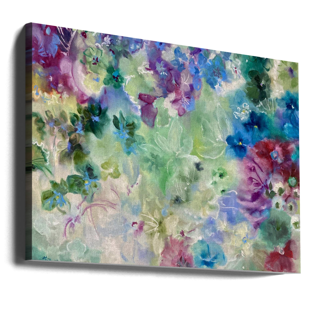 Abstract Floral Art by Alexandra Higgins | Painted Botanical Abstract, Large Canvas Wall Art Print | Artsy Earth