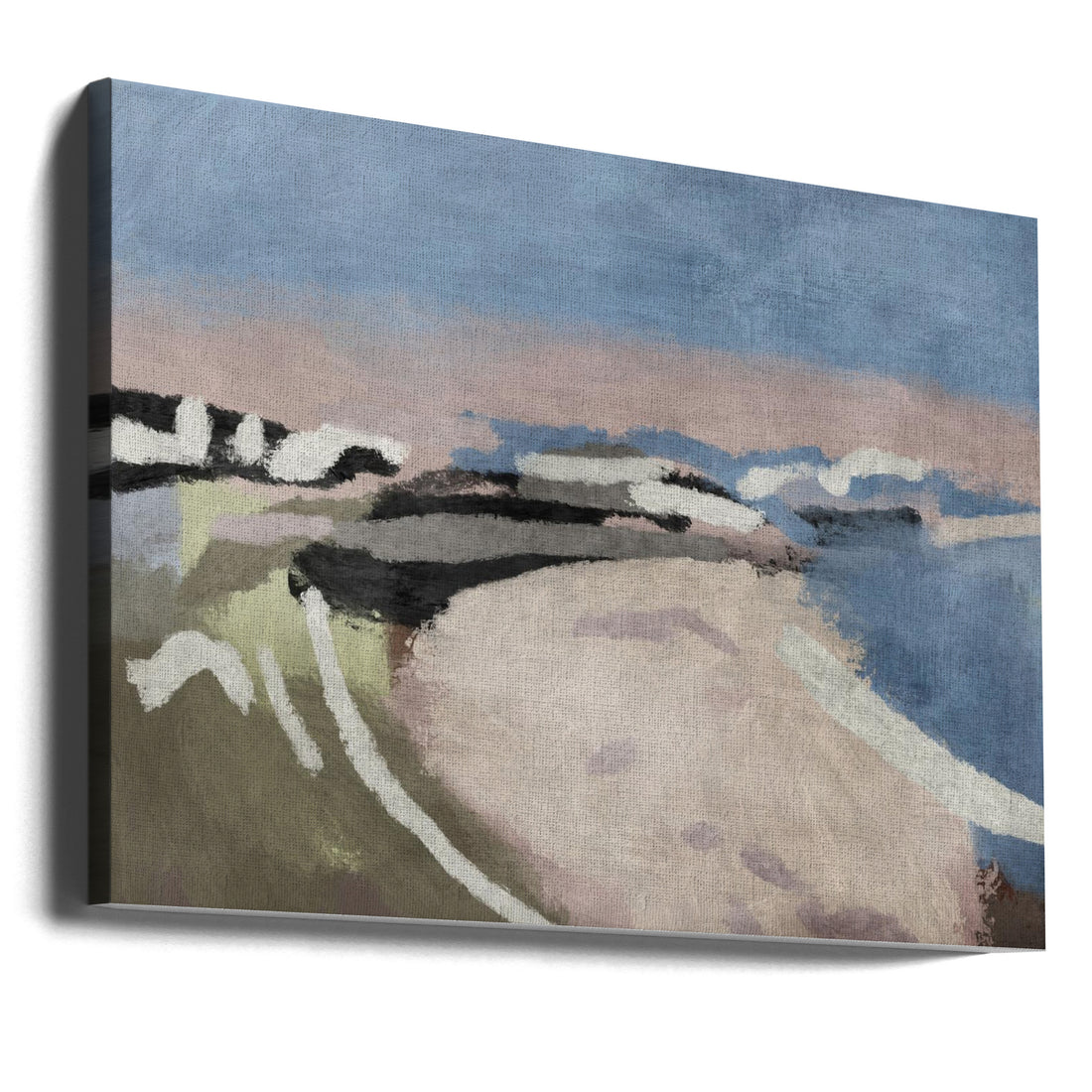 Cornish Abstract by Dan Hobday | Abstract Landscape Painting, Large Canvas Wall Art Print | Artsy Earth