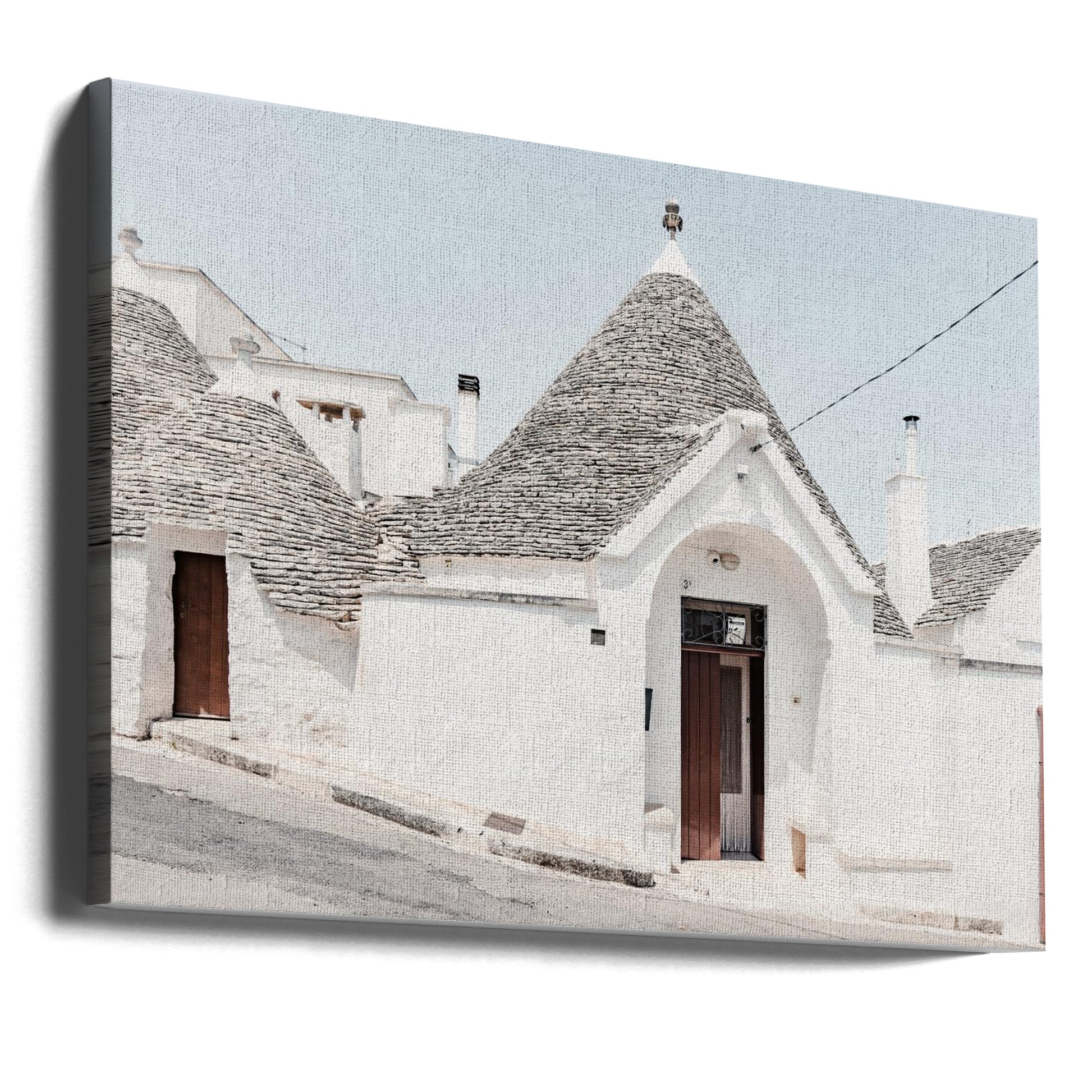 Trulli Houses Italy by Photolovers | Italian Architecture Photography, Large Canvas Wall Art Print | Artsy Earth