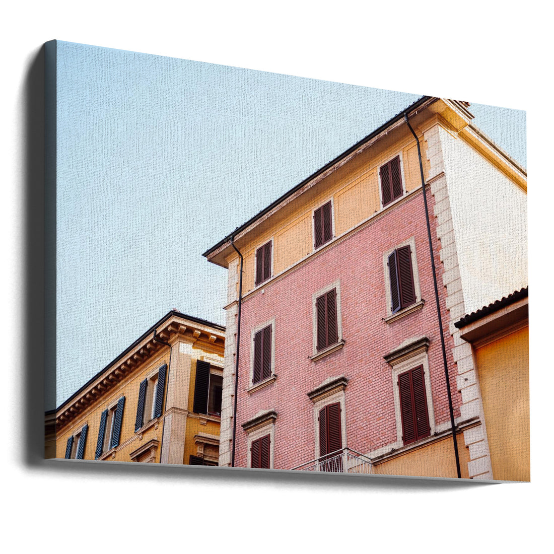 Pastel Bologna by Raisa Zwart | Italian Urban Architecture, Large Canvas Wall Art Print | Artsy Earth