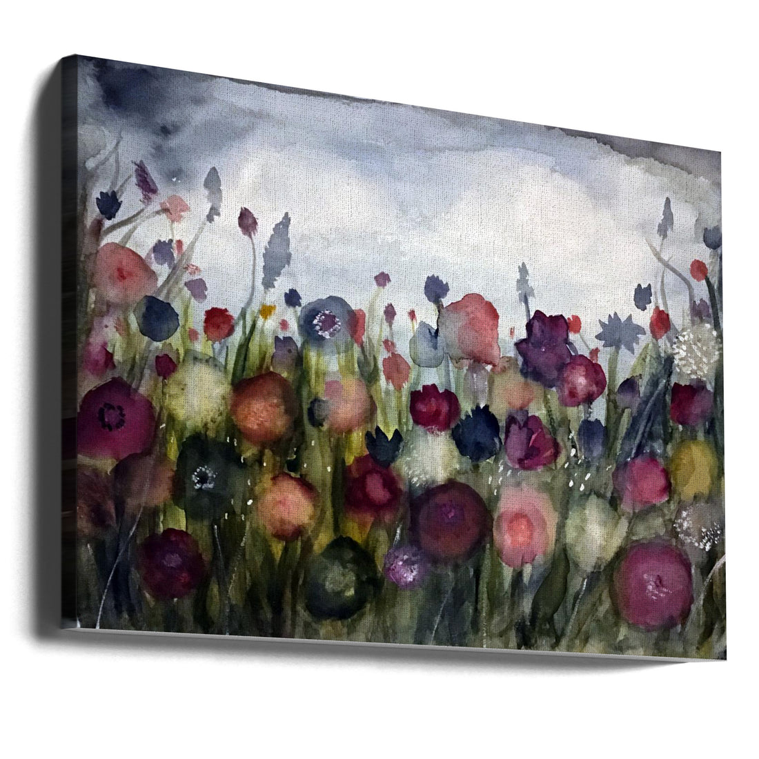 Meadow Flowers by Monica Lindblom | Watercolor Floral Art, Large Canvas Wall Art Print | Artsy Earth