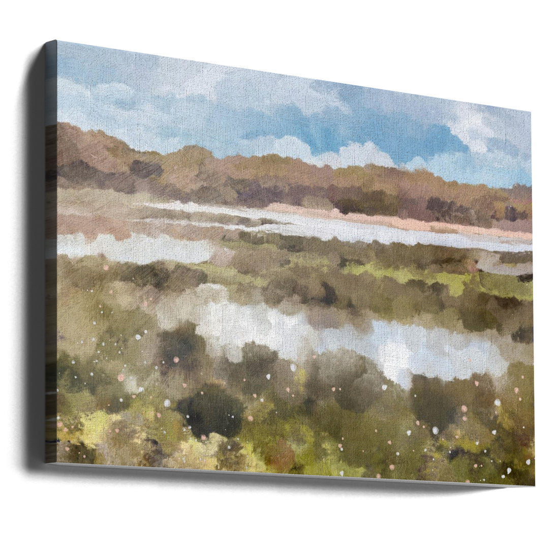 The Lookout by Dan Hobday | Abstract Forest Landscape, Large Canvas Wall Art Print | Artsy Earth