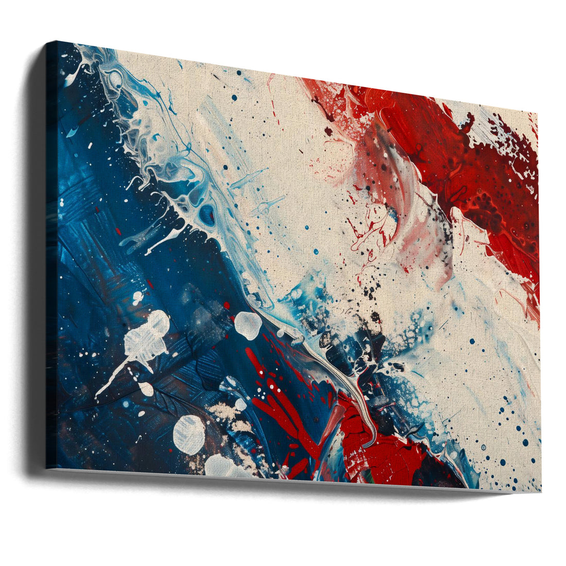 Red White and Blue by Andreas Magnusson | Modern Abstract Art, Large Canvas Wall Art Print | Artsy Earth