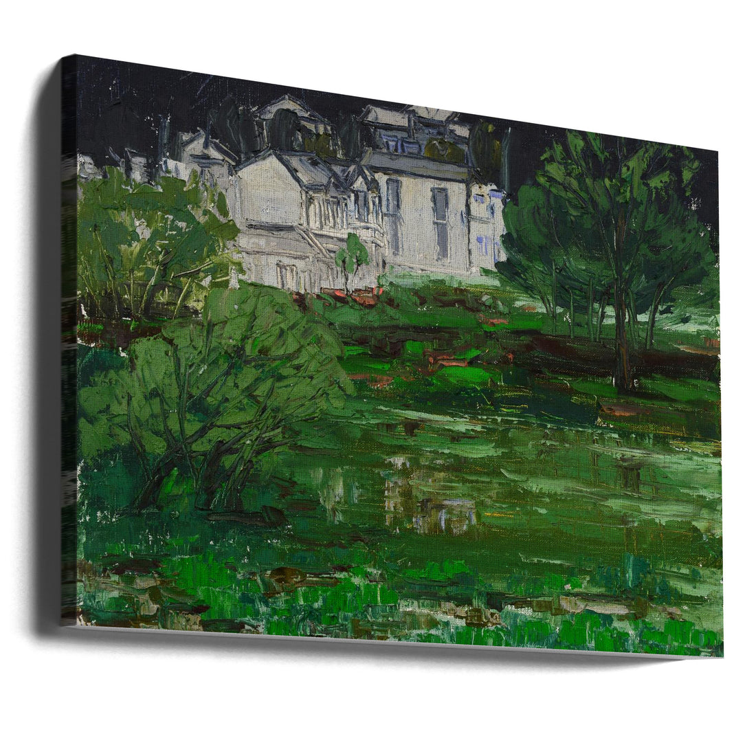 House in the Green by Jukyong Park | Rural Countryside Landscape, Large Canvas Wall Art Print | Artsy Earth