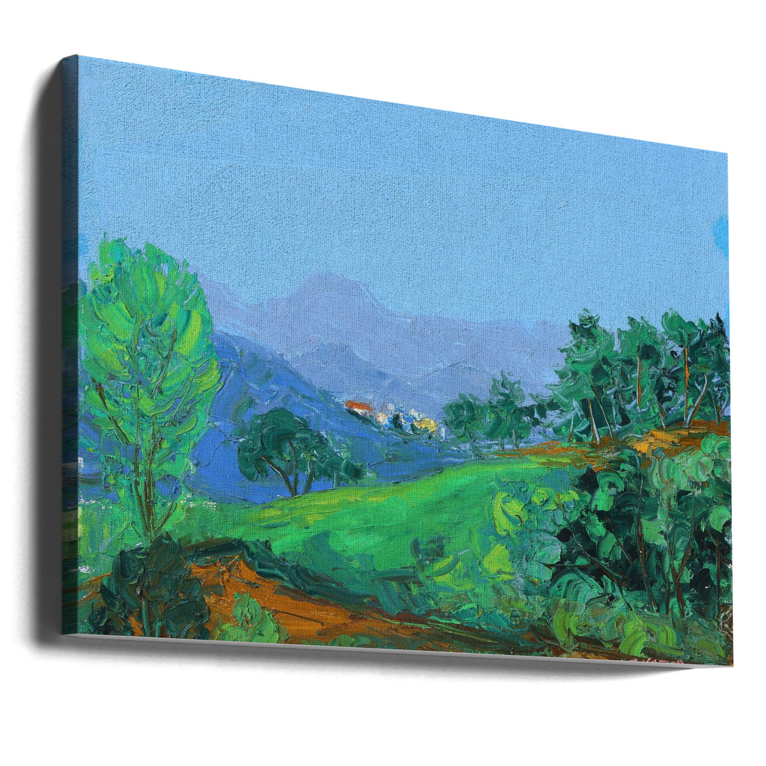 Green Hillside by Jukyong Park | Landscape Forest Nature, Large Canvas Wall Art Print | Artsy Earth