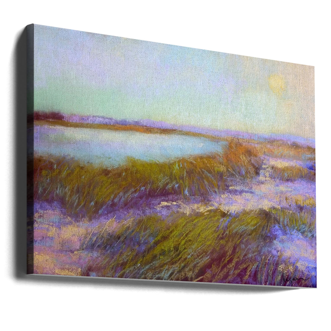 Sundown in Dunes by Dorothy Fagan | Painted Landscape Art, Large Canvas Wall Art Print | Artsy Earth