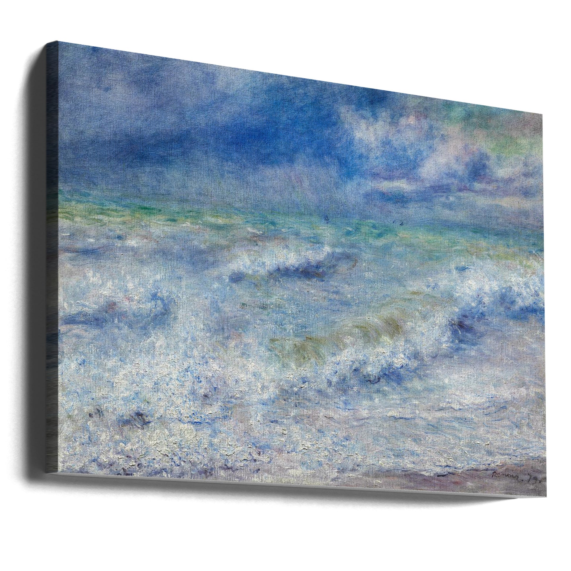 Seascape by Renoir By Pierre Auguste Renoir | Vintage Ocean Painting, Large Canvas Wall Art Print | Artsy Earth