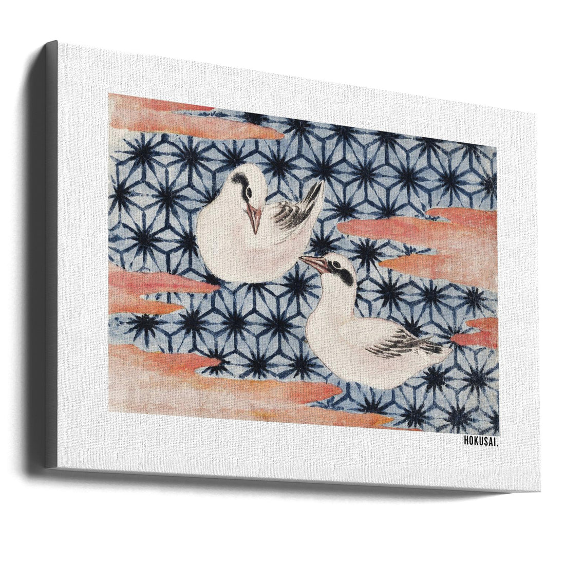 Birds From Album of Sketches by Katsushika Hokusai | Vintage Japanese Bird Art, Large Canvas Wall Art Print | Artsy Earth