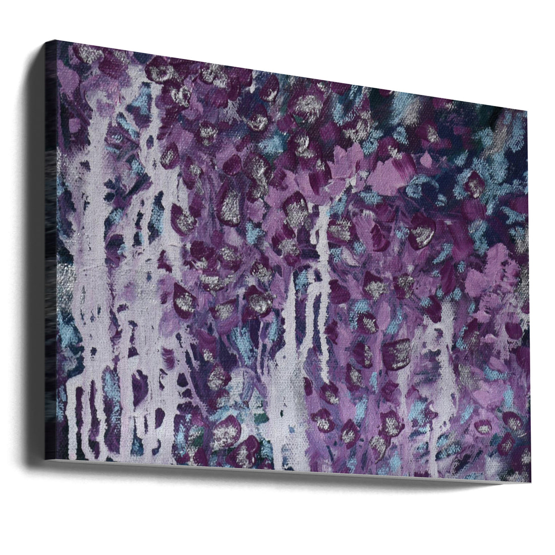 Spring Rain by Michele Frechette | Abstract Floral Painting, Large Canvas Wall Art Print | Artsy Earth