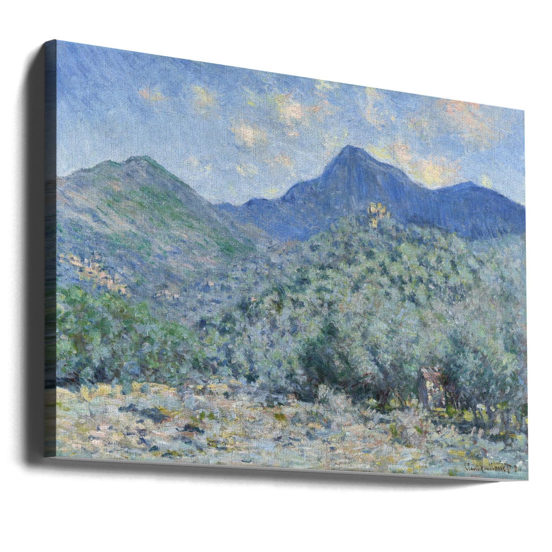 Valle Buona Landscape by Claude Monet | Mountain Nature Painting, Large Canvas Wall Art Print | Artsy Earth