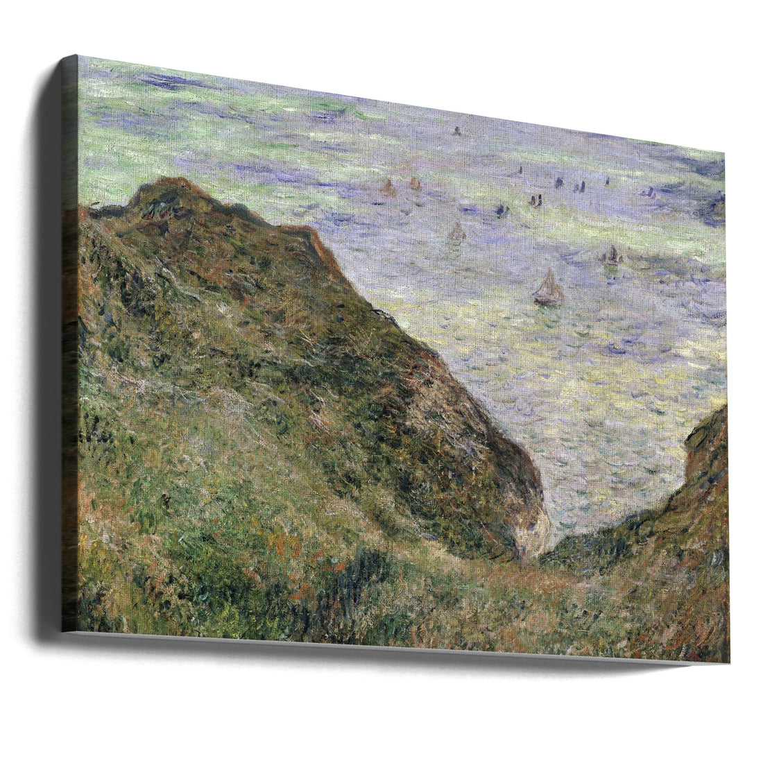 View Over the Sea by Claude Monet | Painted Landscape Art, Large Canvas Wall Art Print | Artsy Earth