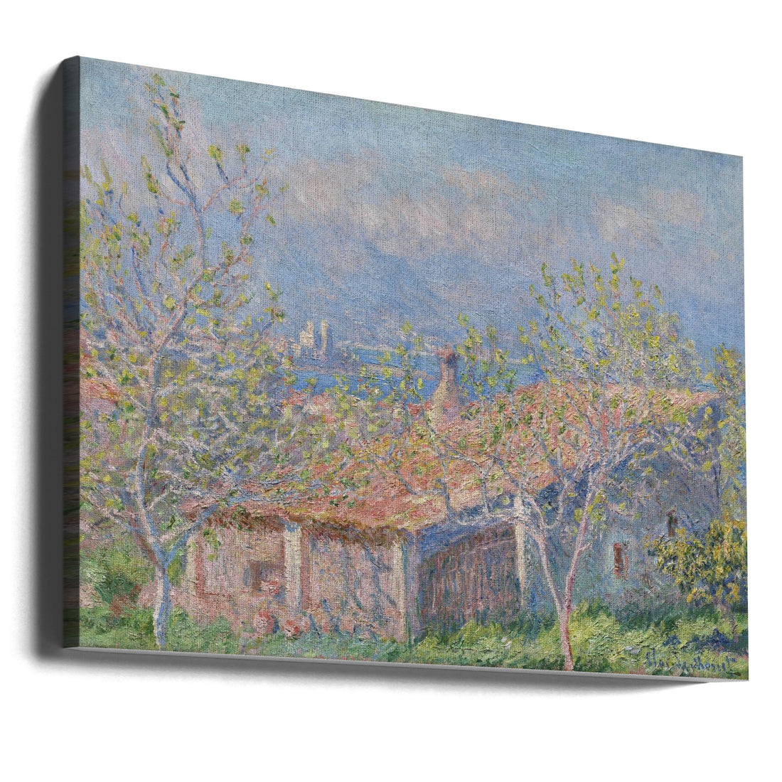 Gardener's House Antibes by Claude Monet | Outdoor Landscape Painting, Large Canvas Wall Art Print | Artsy Earth