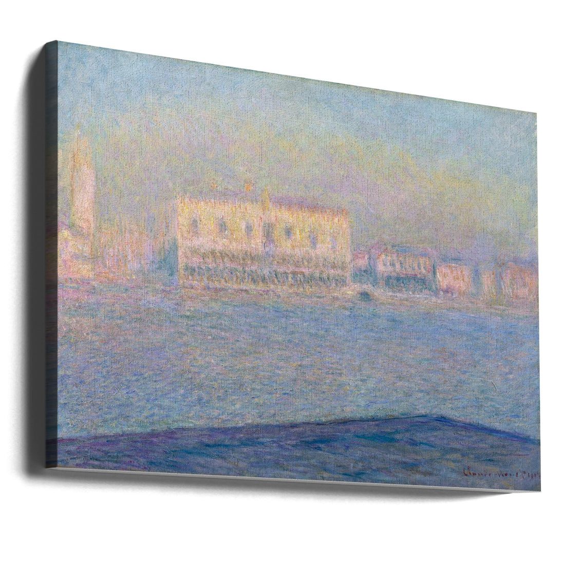 Doge's Palace Venice by Claude Monet | Painted Landscape Art, Large Canvas Wall Art Print | Artsy Earth